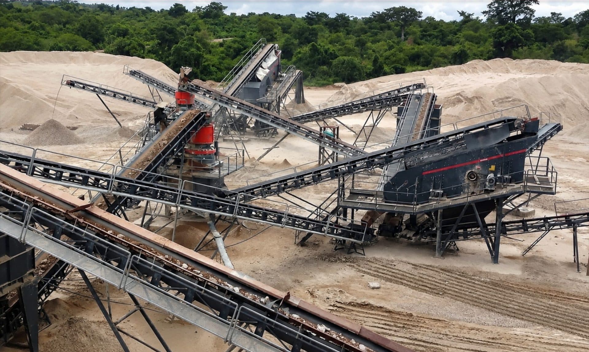 River Pebble Crushing, Screening and Washing Line — 120–130 t/h